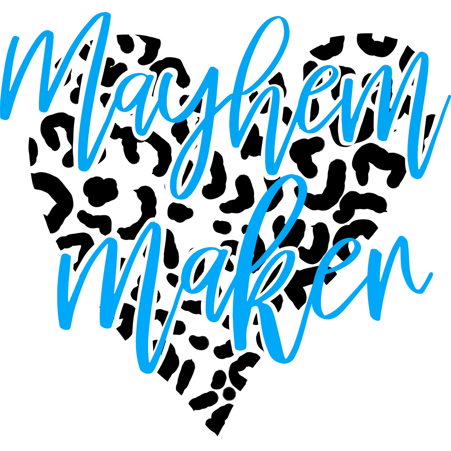 Mayhem Maken Heart Leopard Design Print product