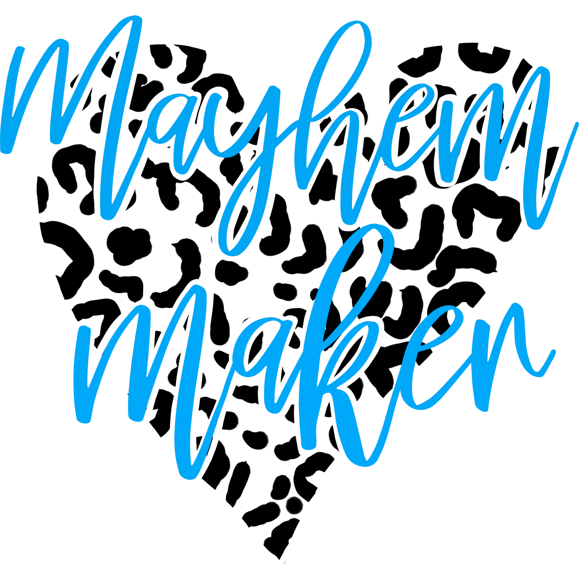 Mayhem Maken Heart Leopard Design Print product