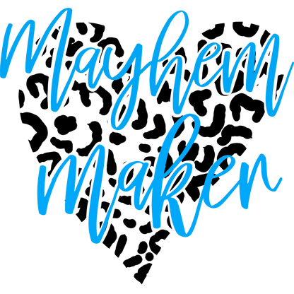 Mayhem Maken Heart Leopard Design Print product