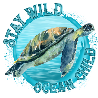 Stay Wild Ocean Child Turtle Graphic Tee