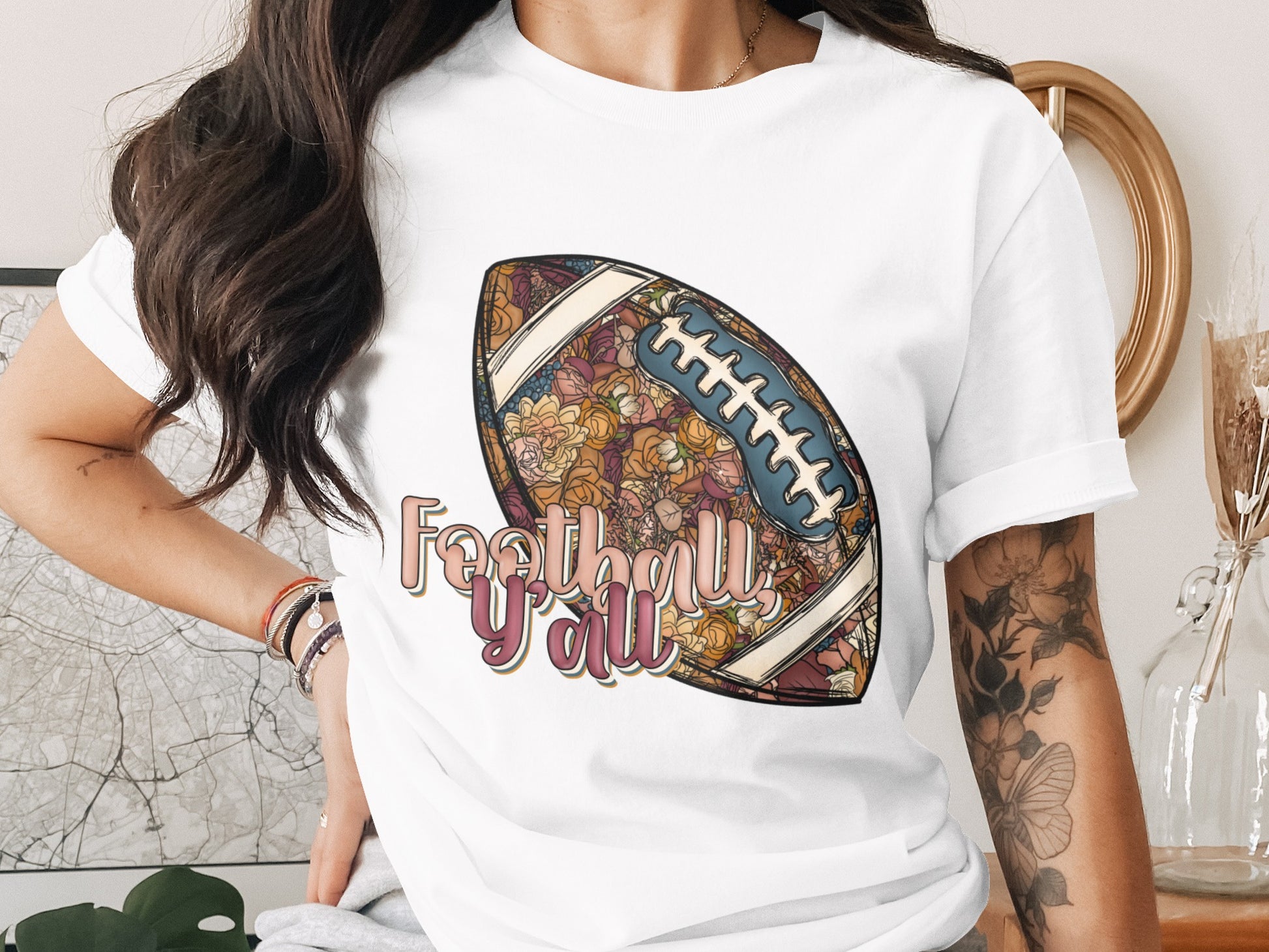 Football Y'all Graphic Tee for Sports Fans