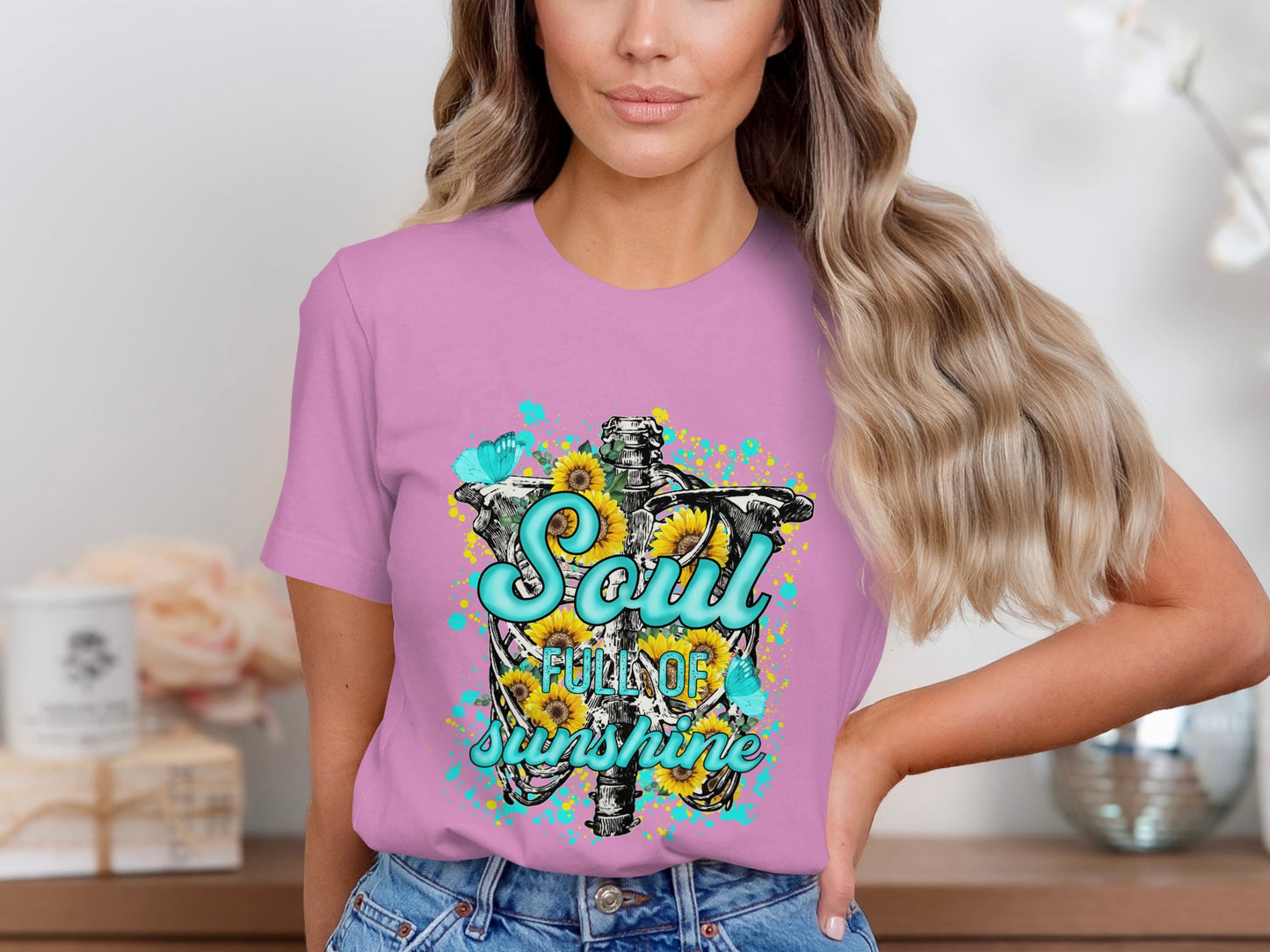 Soul Full of Sunshine Colorful Graphic Tee