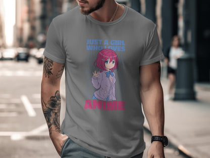 Just a Girl Who Loves Anime Graphic Tee