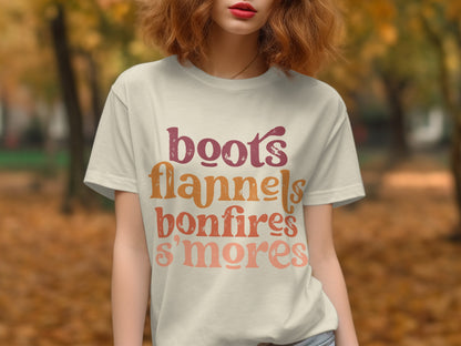 Cozy Autumn Vibes Graphic Tee for Seasonal Fun