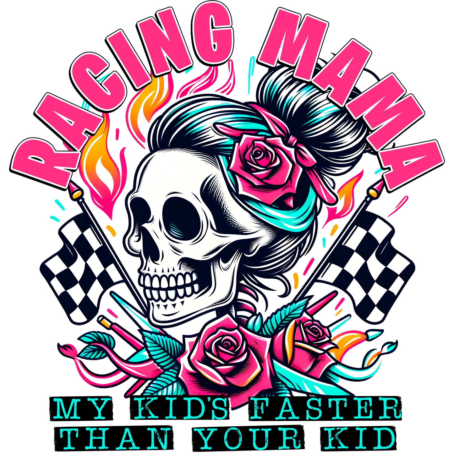 Racing Mama My Kid's Faster Than Your Kid product