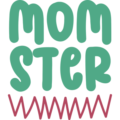 Fun Graphic Momster Design for Moms Halloween Shirt