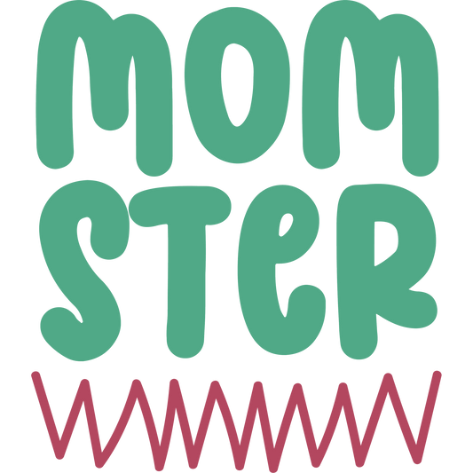 Fun Graphic Momster Design for Moms Halloween Shirt