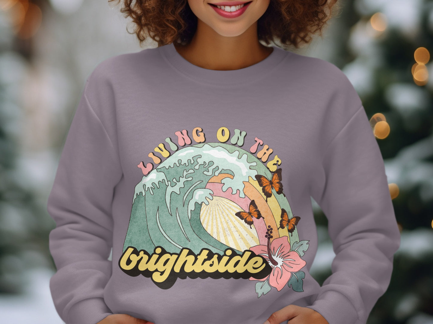 Living on the Brightside Graphic Sweatshirt