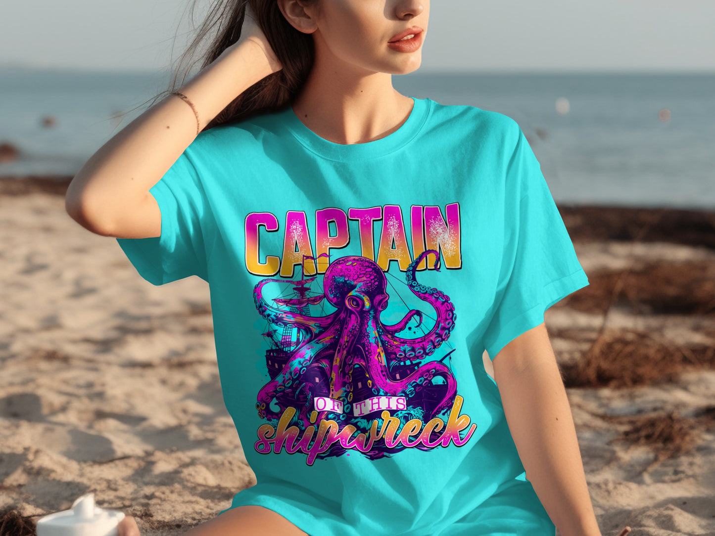 Captain Octopus Your Blues Shipwreck Product