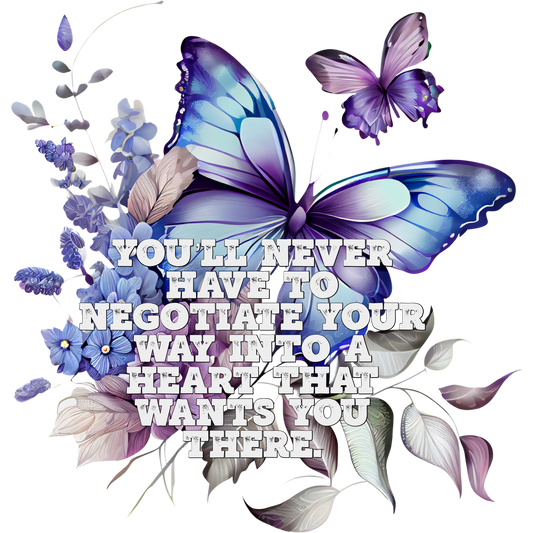 Inspirational Butterfly Quote Wall Art Decor