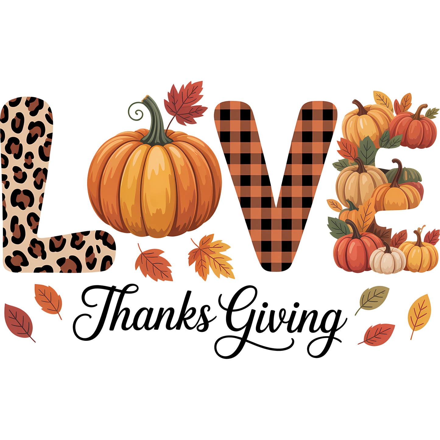 Love Thanksgiving Autumn Decor Home Decoration