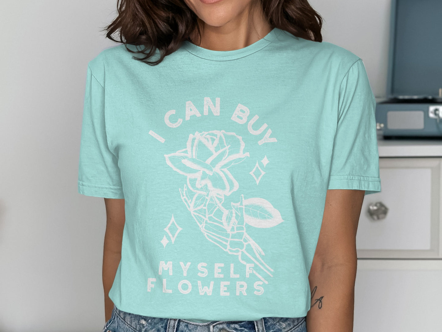 I Can Buy Myself Flowers Printed Shirt