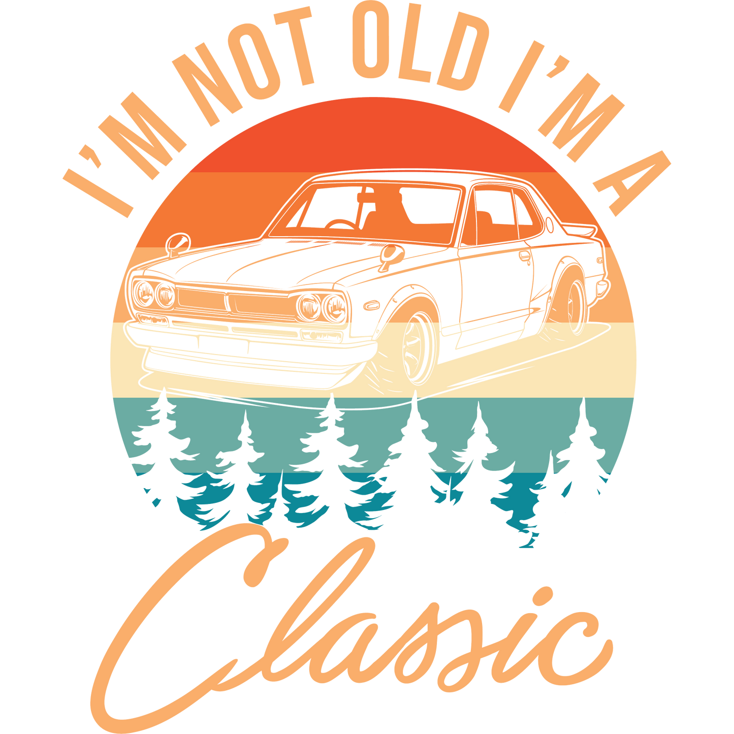 I'm Not Old I'm A Classic Vintage Car T-Shirt