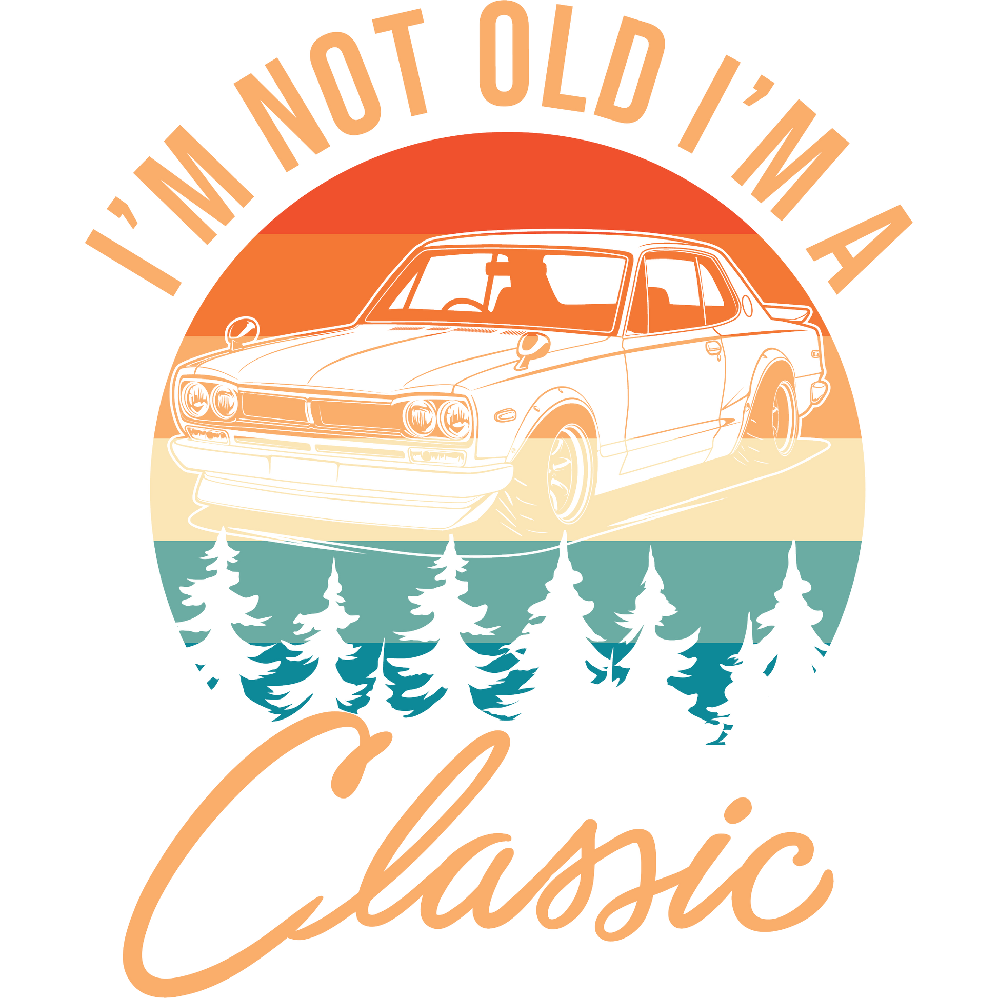 I'm Not Old I'm A Classic Vintage Car T-Shirt