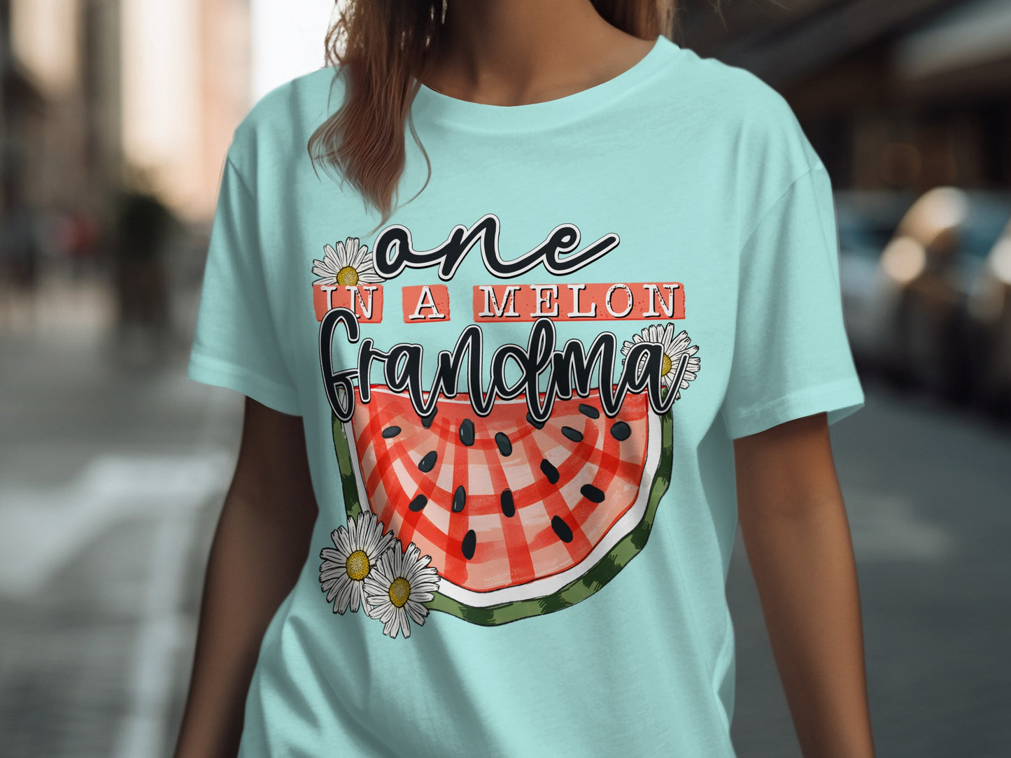 Unique One In A Melon Grandma Casual Wear Shirt