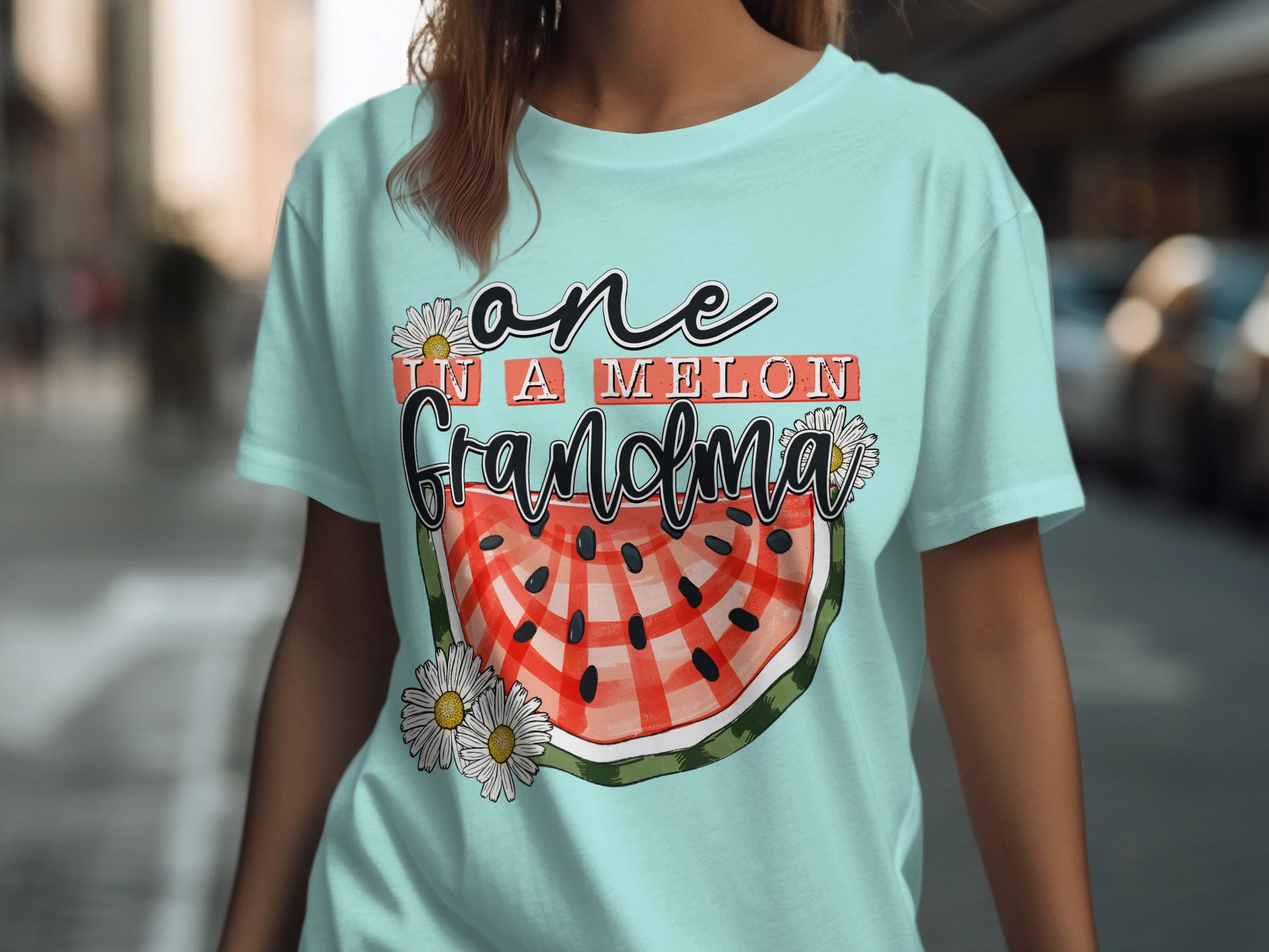 Unique One In A Melon Grandma Casual Wear Shirt