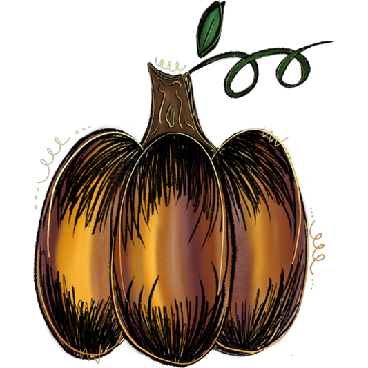 Artisan Illustration of Colorful Cocoa Pods Artwork