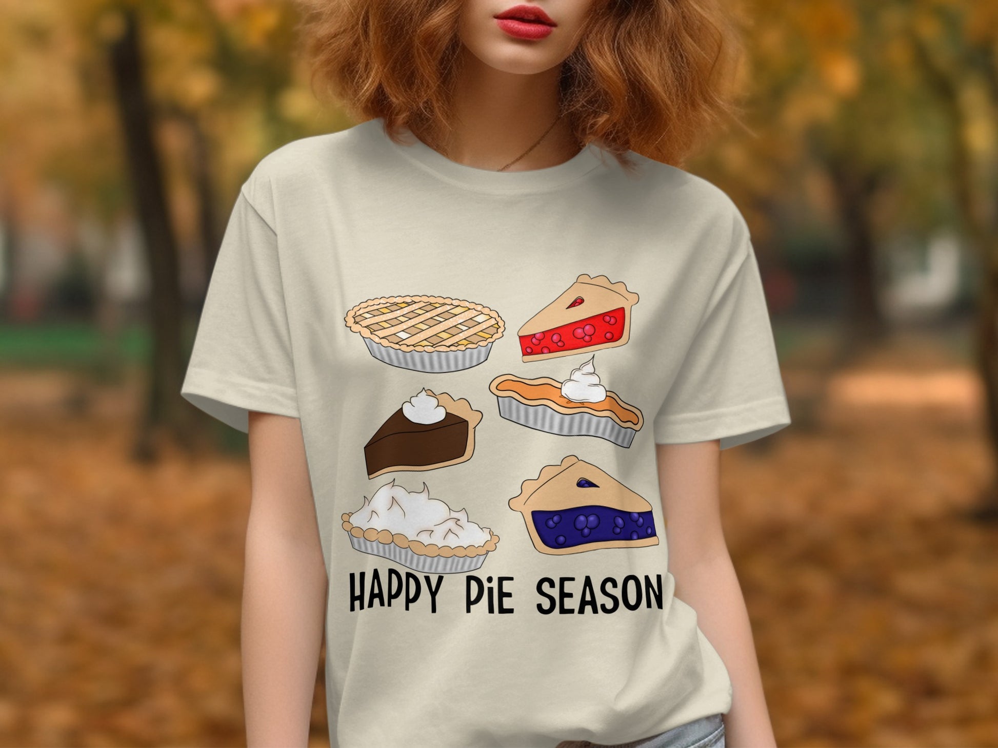 Happy Pie Season Tshirt Celebrating Delicious Pies