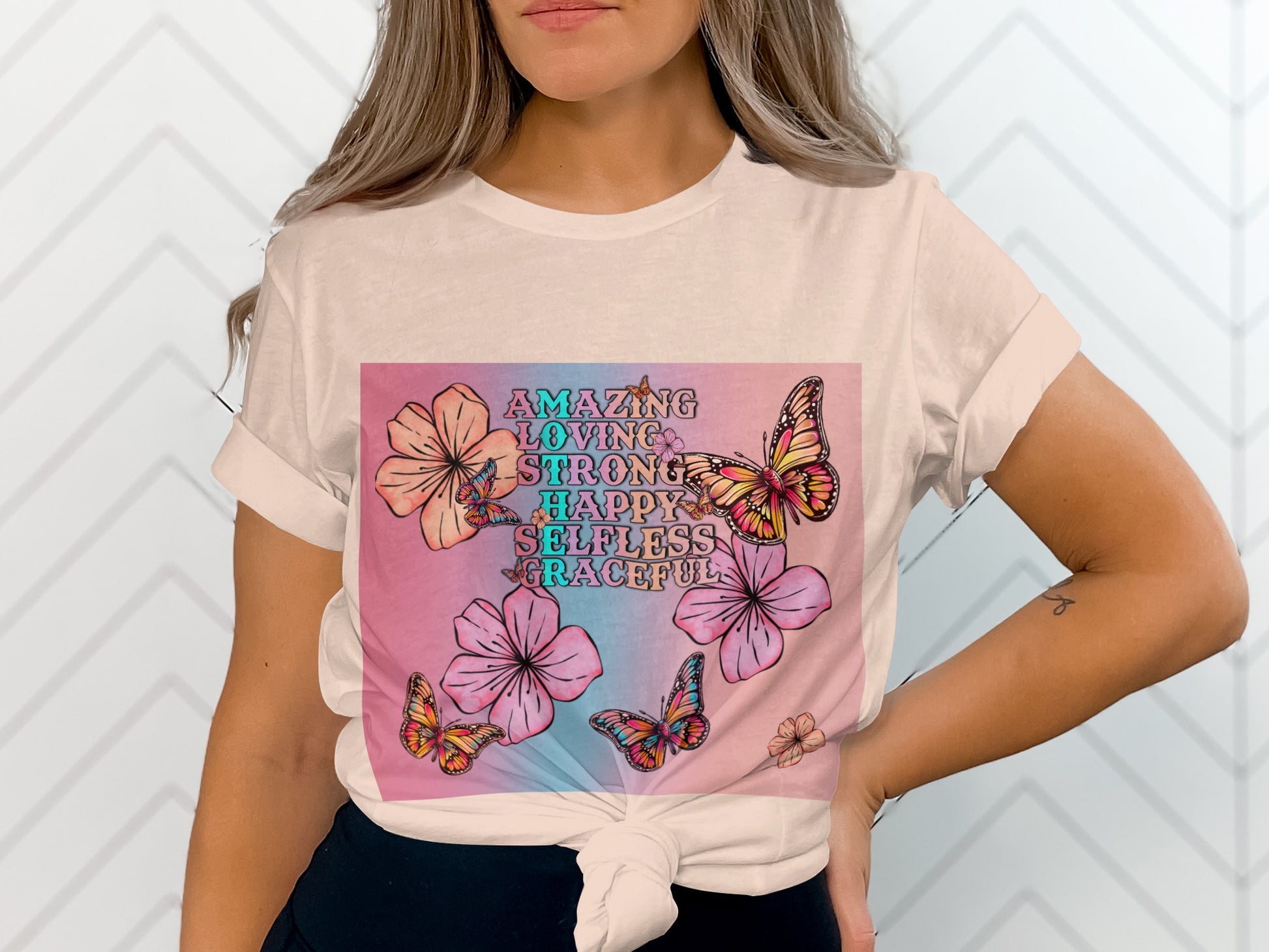 Amazing Loving Strong Happy Selfless Graceful T-shirt